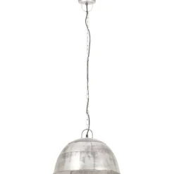 Teollistyylinen riippuvalaisin 25 w hopea pyöreä 41 cm e27