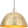 Teollistyylinen riippuvalaisin 25 w messinki 41 cm e27