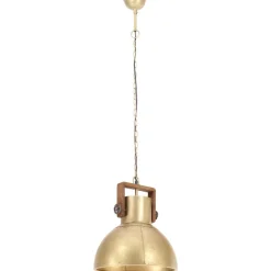 Teollistyylinen riippuvalaisin 25 w messinki pyöreä 40cm e27
