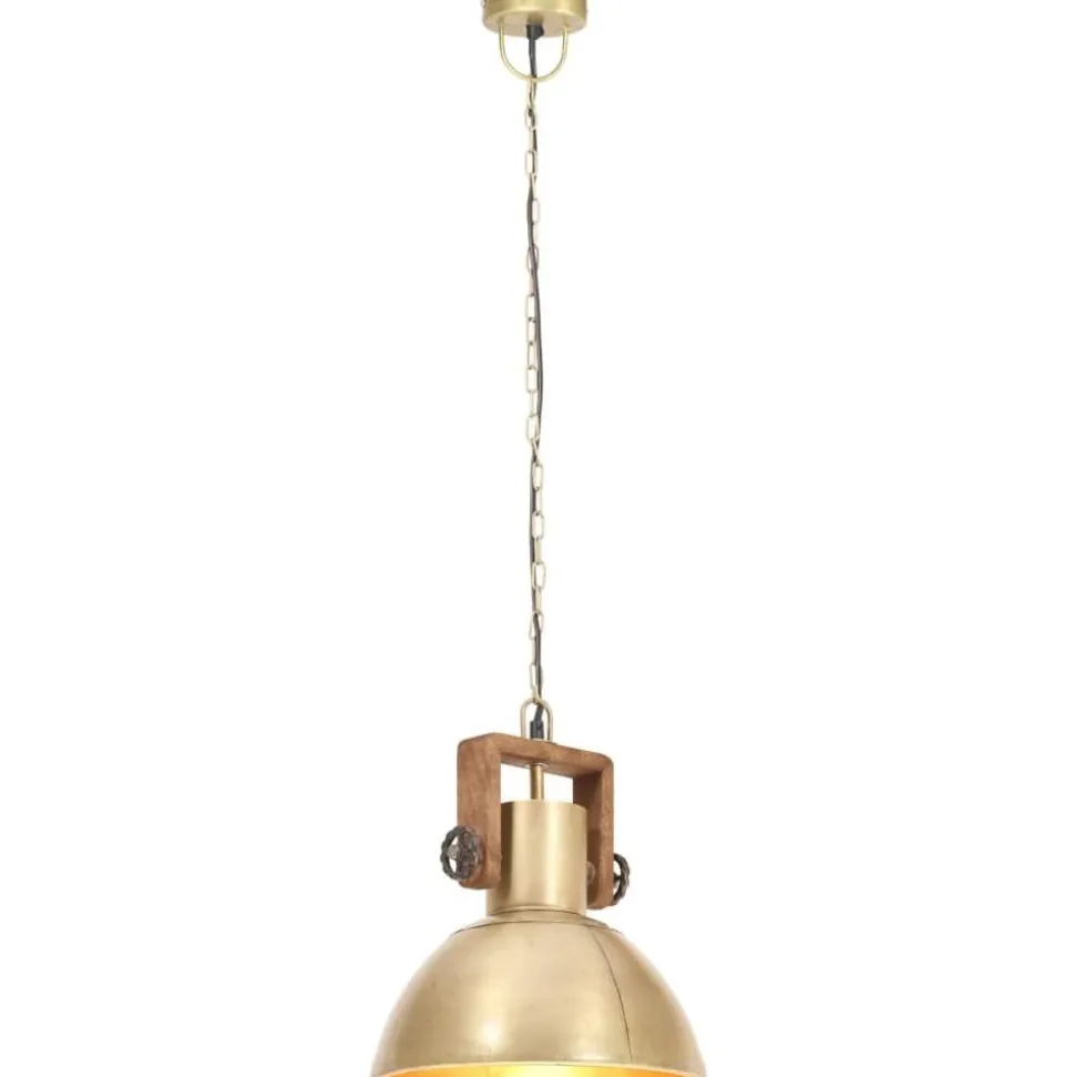 Teollistyylinen riippuvalaisin 25 w messinki pyöreä 30cm e27