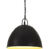 Teollistyylinen riippuvalaisin 25 w musta pyöreä 31 cm e27