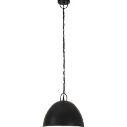 Teollistyylinen riippuvalaisin 25 w musta pyöreä 31 cm e27