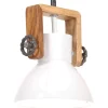 Teollistyylinen riippuvalaisin 25 w valkoinen pyöreä 19cm