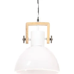 Teollistyylinen riippuvalaisin 25 w valkoinen pyöreä 30cm