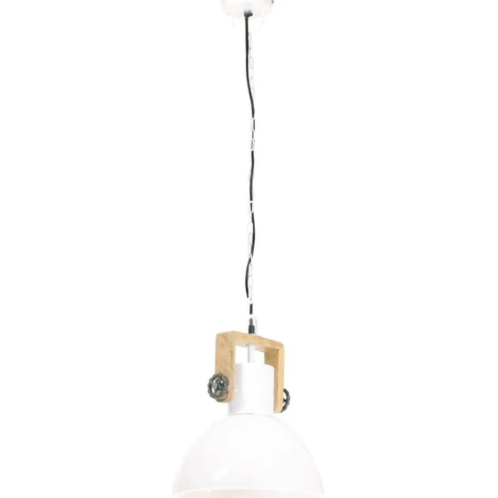 Teollistyylinen riippuvalaisin 25 w valkoinen pyöreä 30cm