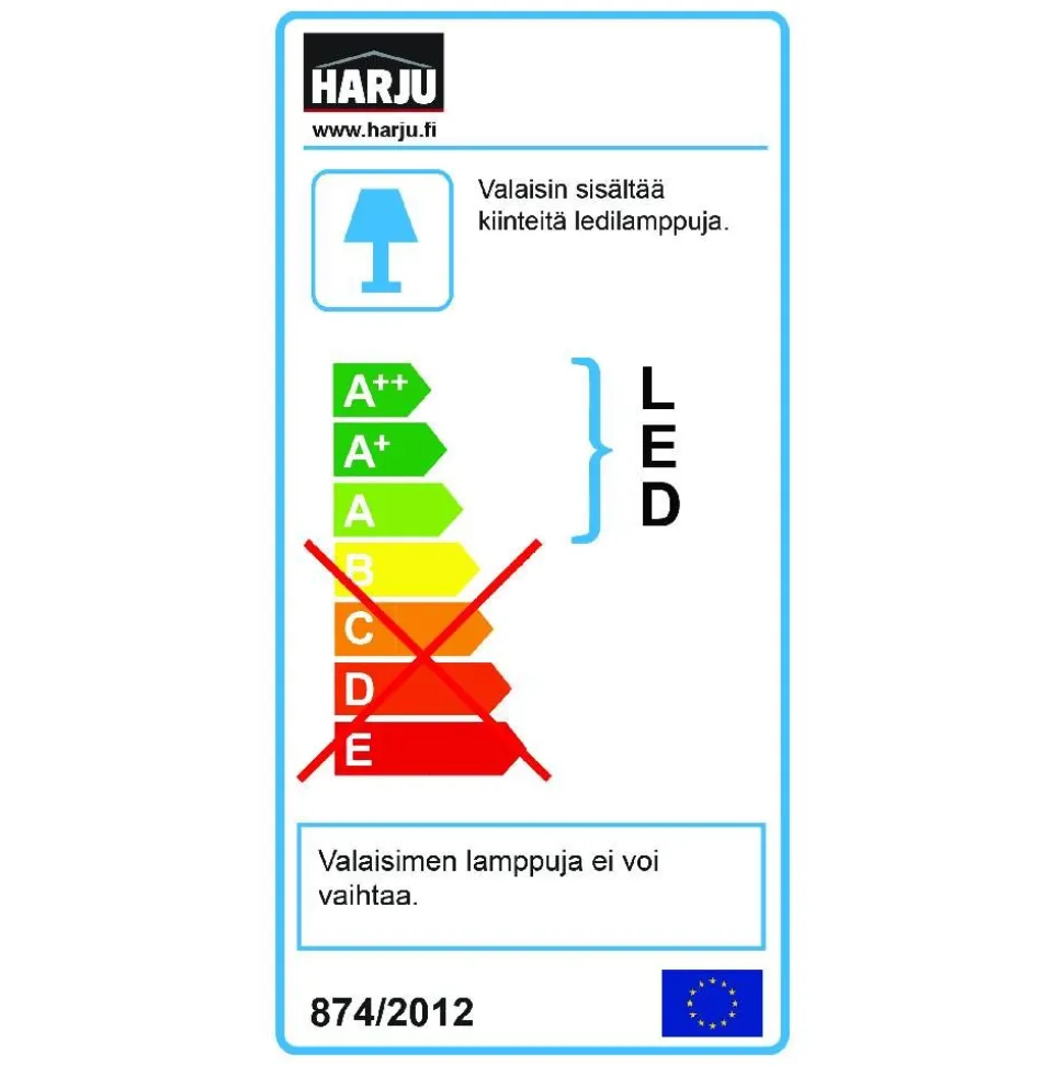 Teollisuusvalaisin Harju Ufo Ø335mm IP44 200W musta