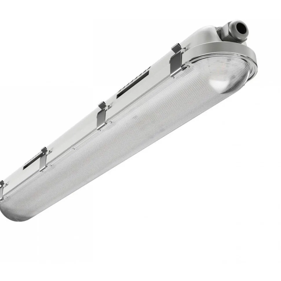 Teollisuusvalaisin Spectrum Limea Gigant Pro Hermetic 600x80x68mm 21W/12W 4000K 120° IP66 IK10 harmaa/valkoinen