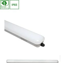 Teollisuusvalaisin Spectrum Limea LED SMD3528 36W 120cm 6000K IP65 85x1200x73mm mattakalvo harmaa/valkoinen