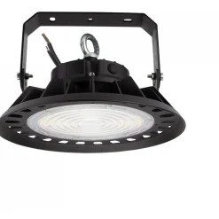 Teollisuusvalaisin Spectrum Plateo 3 High Bay Ø270mm 100W 90° IP65 IK08 4000K ripustettava musta