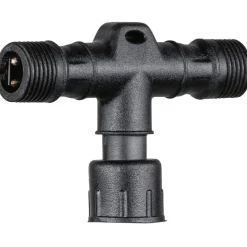T-liitin Paulmann Park + Light, IP67, musta