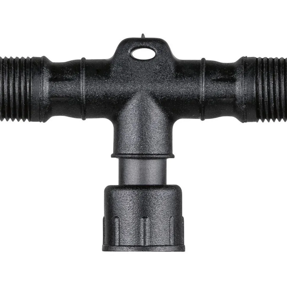 T-liitin Paulmann Park + Light, IP67, musta