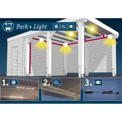 T-liitin Paulmann Park + Light, IP67, musta