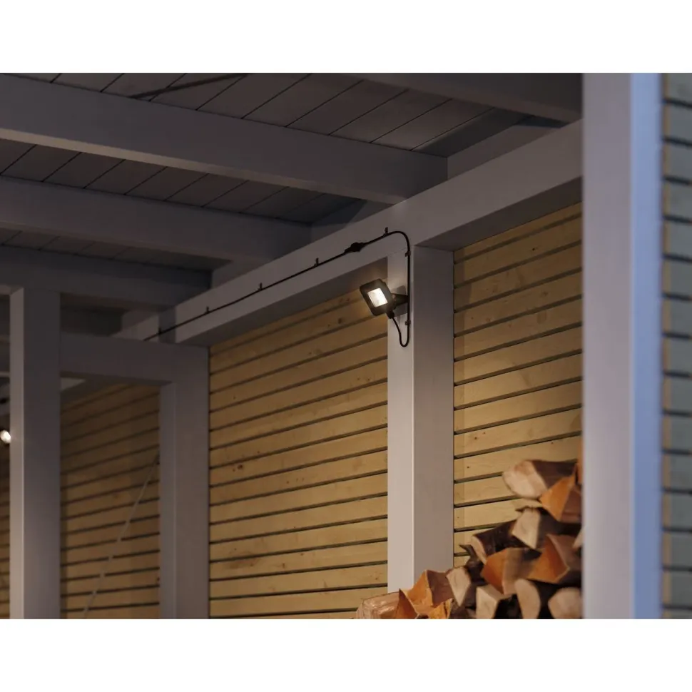 T-liitin Paulmann Park + Light, IP67, musta