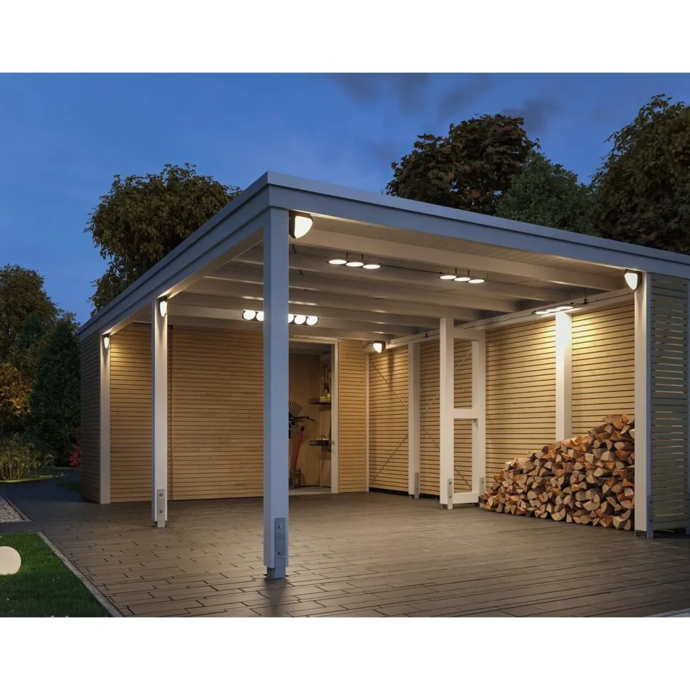 T-liitin Paulmann Park + Light, IP67, musta