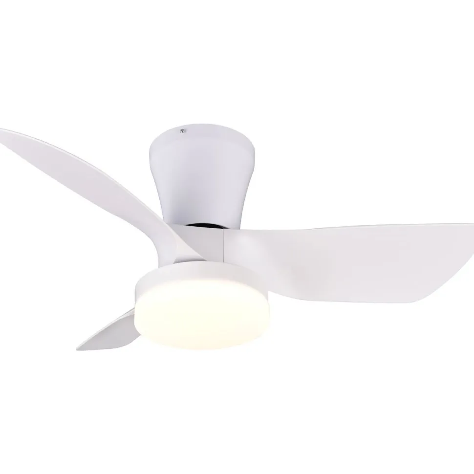 Tuuletinkattovalaisin Trio Randers Ø76cm LED mattamusta