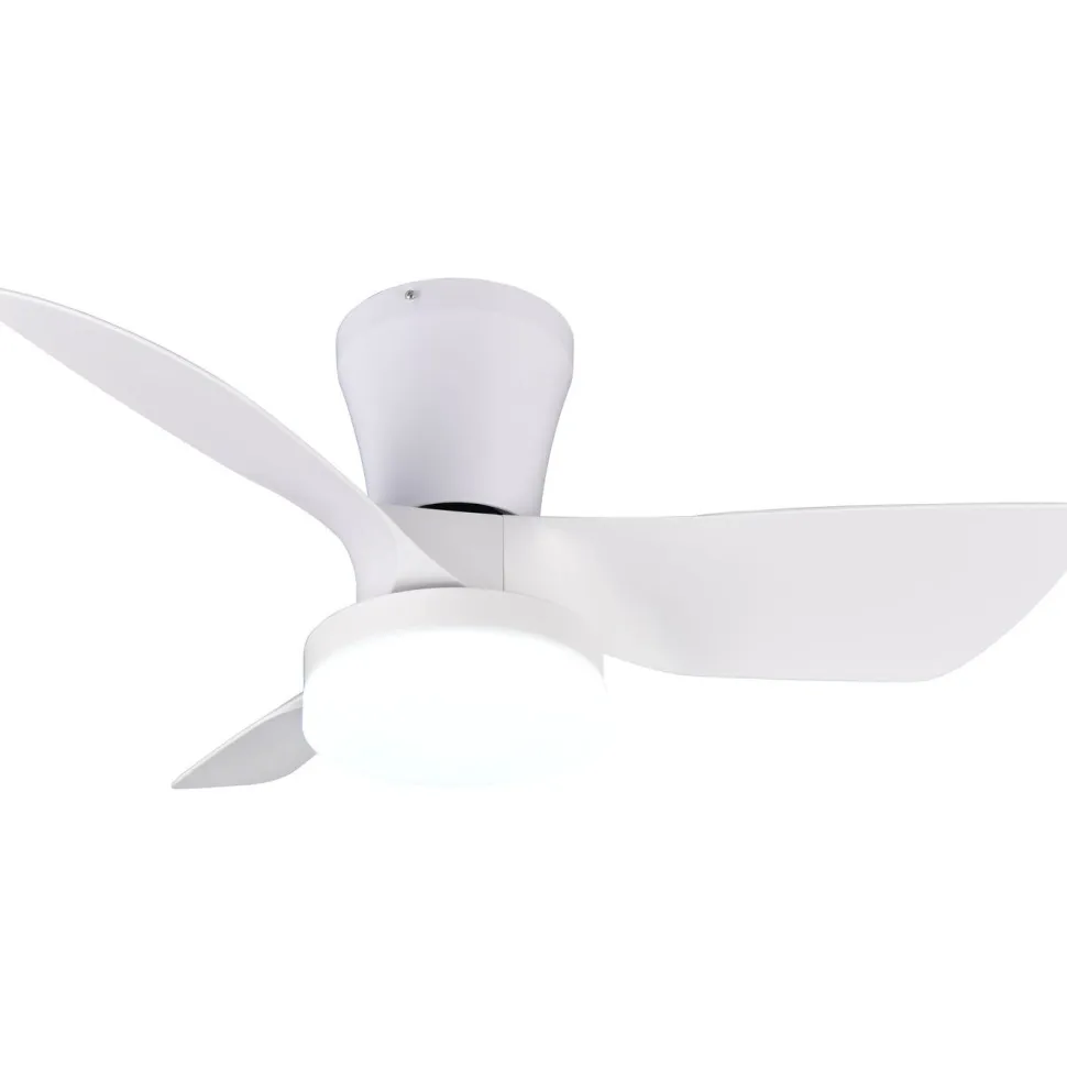 Tuuletinkattovalaisin Trio Randers Ø76cm LED mattamusta