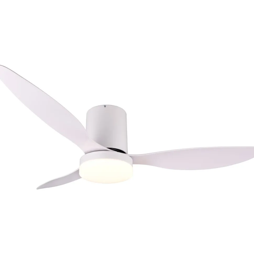 Tuuletinkattovalaisin Trio Göteborg Ø132cm LED mattamusta