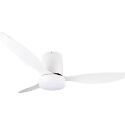 Tuuletinkattovalaisin Trio Göteborg Ø132cm LED mattamusta