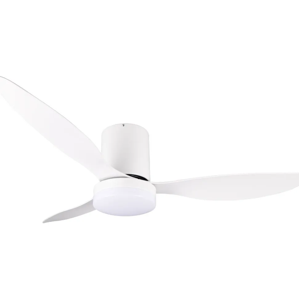 Tuuletinkattovalaisin Trio Göteborg Ø132cm LED mattamusta