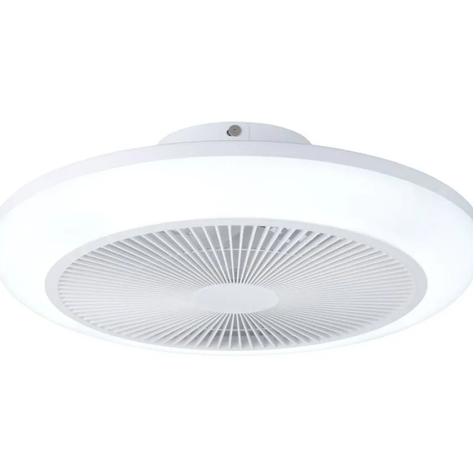 Tuuletinvalaisin Eglo Sayulita Ø46cm, 2700-6500K, IP20, valkoinen/musta
