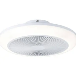 Tuuletinvalaisin Eglo Sayulita Ø46cm, 2700-6500K, IP20, valkoinen/musta