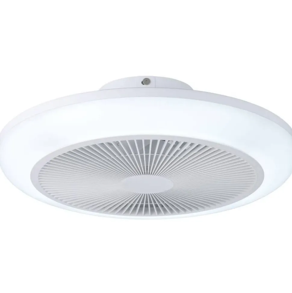 Tuuletinvalaisin Eglo Sayulita Ø46cm, 2700-6500K, IP20, valkoinen/musta