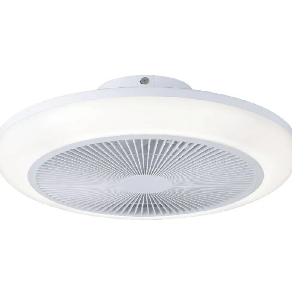 Tuuletinvalaisin Eglo Sayulita RGB Ø46cm, 2700-6500K, IP20, valkoinen/musta