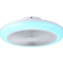 Tuuletinvalaisin Eglo Sayulita RGB Ø46cm, 2700-6500K, IP20, valkoinen/musta
