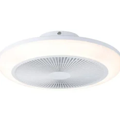 Tuuletinvalaisin Eglo Sayulita RGB Ø46cm, 2700-6500K, IP20, valkoinen/musta