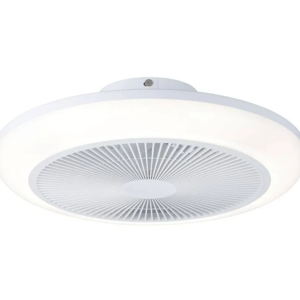Tuuletinvalaisin Eglo Sayulita RGB Ø46cm, 2700-6500K, IP20, valkoinen/musta