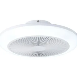 Tuuletinvalaisin Eglo Sayulita RGB Ø46cm, 2700-6500K, IP20, valkoinen/musta