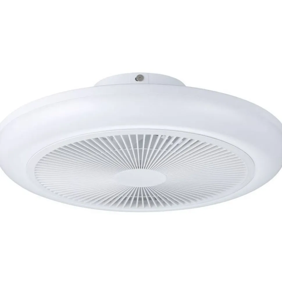 Tuuletinvalaisin Eglo Sayulita RGB Ø46cm, 2700-6500K, IP20, valkoinen/musta