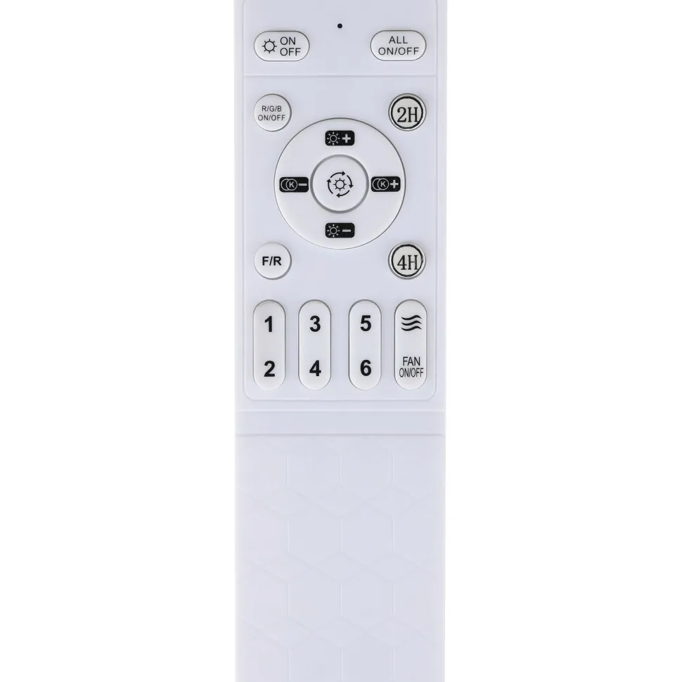 Tuuletinvalaisin Eglo Vallonia RGB/CCT LED Ø48cm kaukosäädin musta