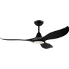 Tuuletinvalaisin Eglo Cirali 52 Ø1320 mm 15 W mattamusta ABS