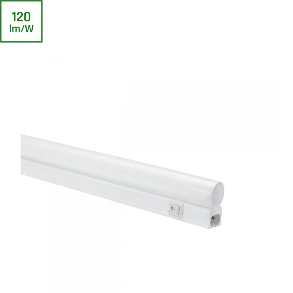 Työpistevalaisin Spectrum T5 900mm 10W 4000K 120° on/off-katkaisija 892x25x36mm valkoinen