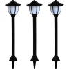 Ulkoaurinkokennovalaisimet 3 kpl led musta