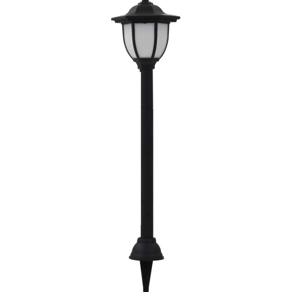 Ulkoaurinkokennovalaisimet 6 kpl led musta