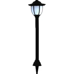 Ulkoaurinkokennovalaisimet 6 kpl led musta