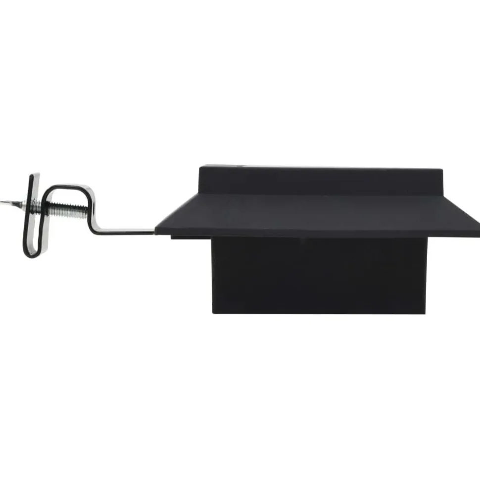 Ulkoaurinkokennovalaisin 12 kpl led neliö 12 cm musta