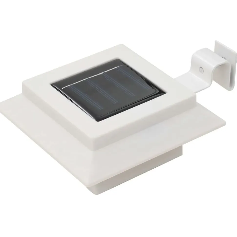 Ulkoaurinkokennovalaisin 12 kpl led neliö 12 cm valkoinen