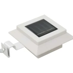 Ulkoaurinkokennovalaisin 12 kpl led neliö 12 cm valkoinen