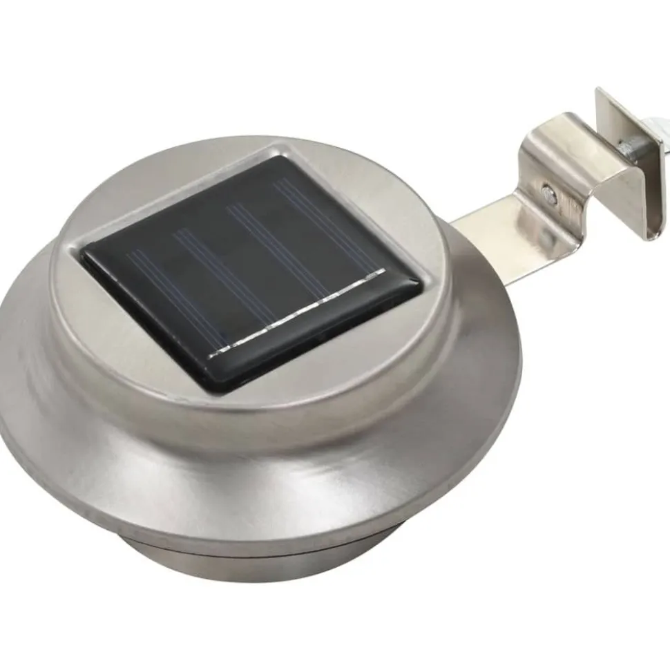Ulkoaurinkokennovalaisin 12 kpl led pyöreä 12cm valkoinen
