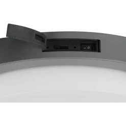 Ulkokattovalaisin Trio Bermejo Ø30cm LED antrasiitti