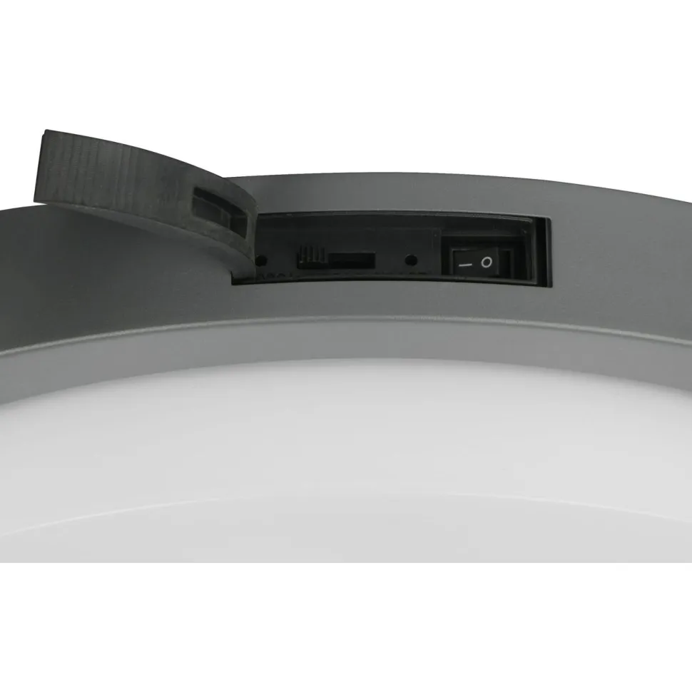 Ulkokattovalaisin Trio Bermejo Ø30cm LED antrasiitti