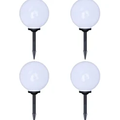 Ulkolamput polulle, 4 kpl, LED, 30 cm maapiikillä
