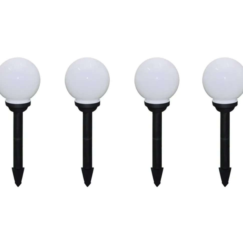 Ulkolamput polulle, 8 kpl, LED, 15 cm maapiikillä