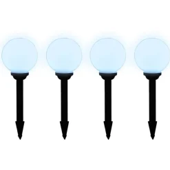 Ulkolamput polulle, 8 kpl, LED, 15 cm maapiikillä