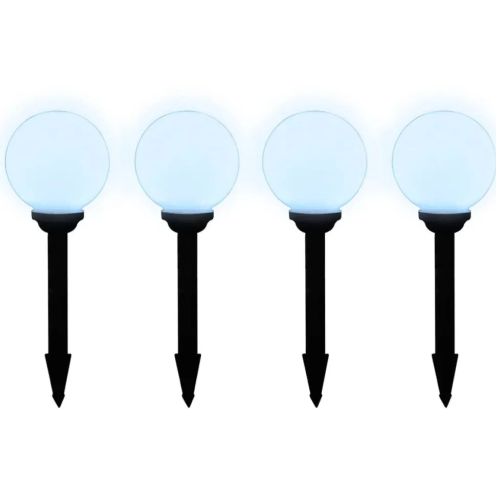 Ulkolamput polulle, 8 kpl, LED, 15 cm maapiikillä