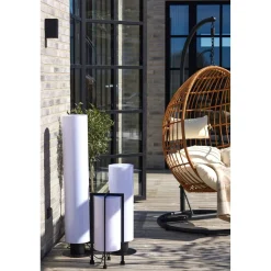 Ulkolattiavalaisin Markslöjd Garden 24 Cylinder 110cm 20W valkoinen