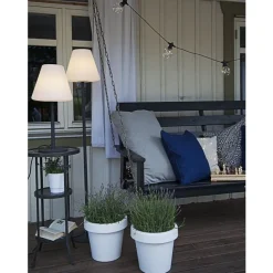 Ulkolattiavalaisin Star Trading GardenLight 280x280x1500 mm harmaa